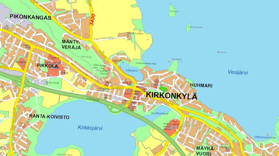 Kangasala Kartta