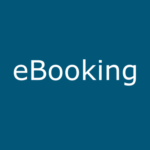 eBooking-ajanvarausohjelman logo. (LInkki aukeaa uuteen ikkunaan)