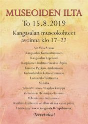 Museoioden ilta 2019