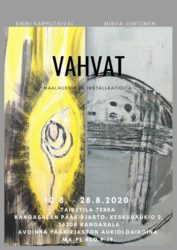 Vahvat-näyttelyjuliste