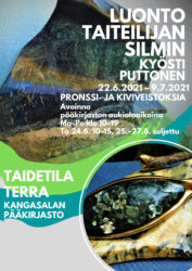 Luonto taiteilijan silmin -näyttelyjuliste