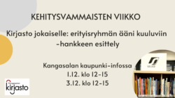 Kehitysvammaisten viikon mainos