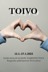 Teksti TOIVO ja kaksi kättä, jotka muodostavat sydänkuvion.