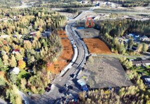 Mannakorventien kortteli 1268 osoitettuna