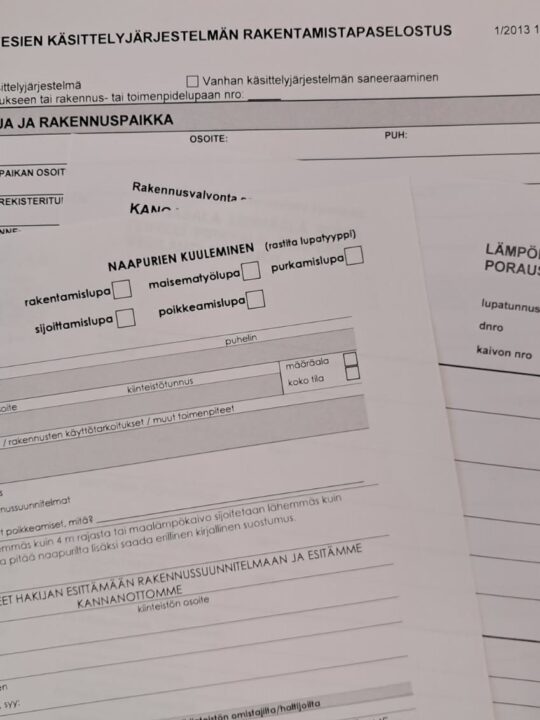 Ohjeita ja lomakkeita