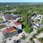 kuva lemetyn kaupunginosasta ylhäältäpäin