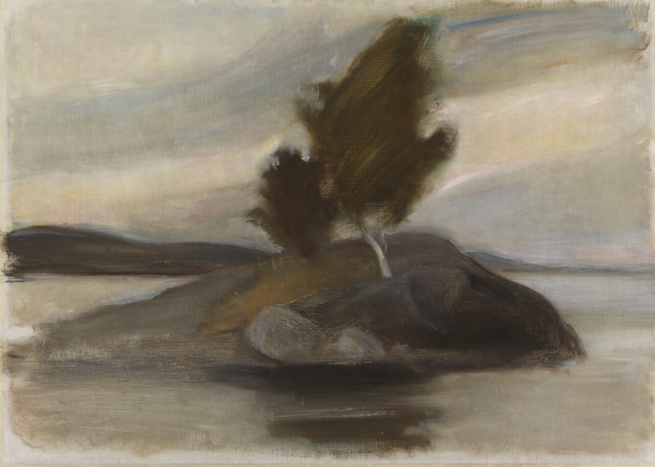 Kuva Einar Ilmonin maalauksesta "Saari"