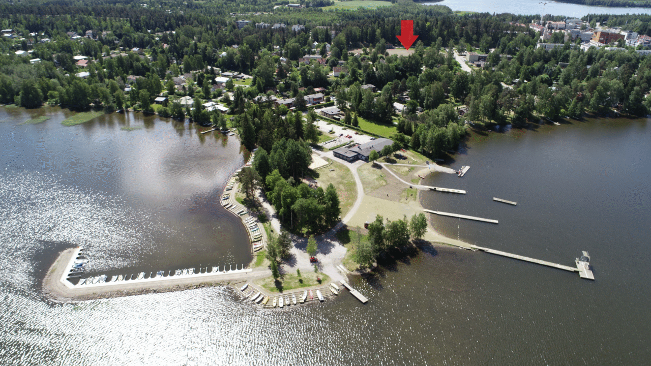 Ilmakuva Vesaniemestä