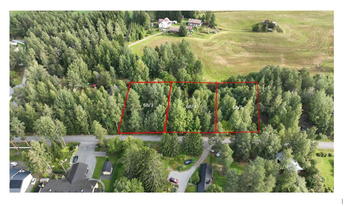 Paatialantien tonttien ilmakuva