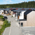 Kaupunkipientaloja Lamminrahkan Haltijankaarella