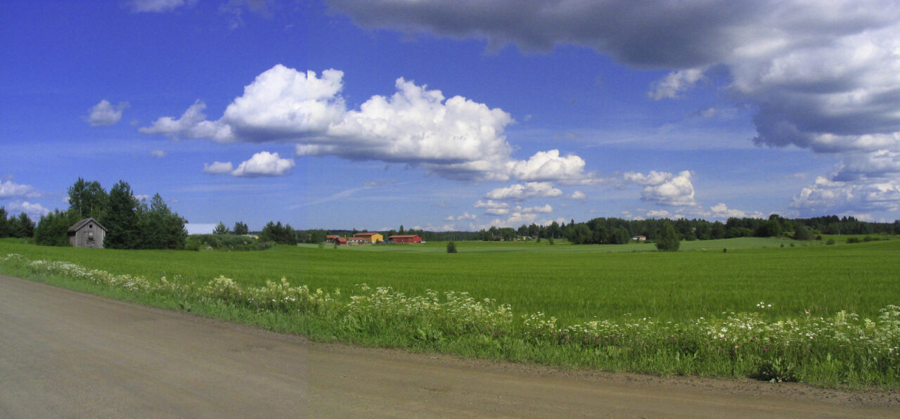 Kuva Tursolan maalaismaisemasta