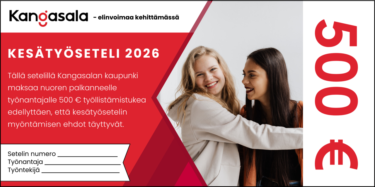 Kesätyöseteli työnantajalle 2026 Kangasala