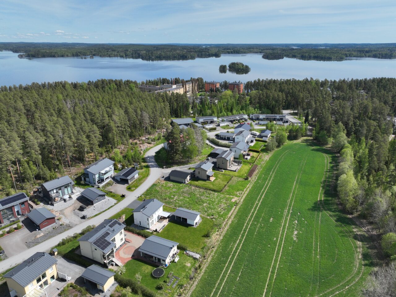 Ilmakuva Lukkolankadulta